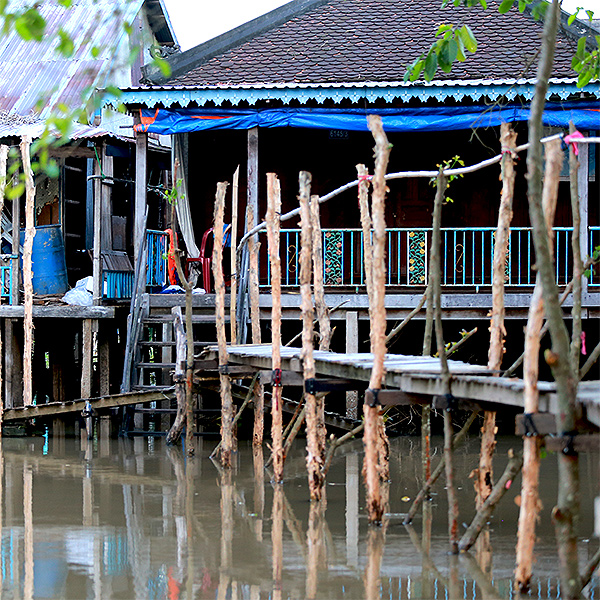 Village of Cham ethnic minority in Chau Doc