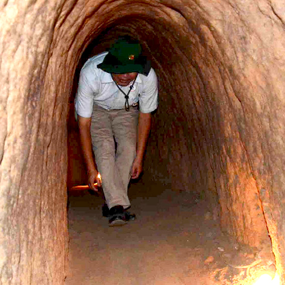 Cuchi underground tunnels